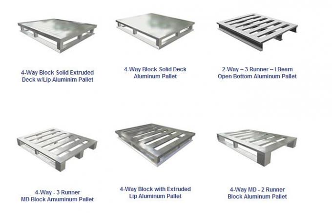 Leichte Lattenaluminiumpaletten für Lagerung/Lager, Aluminiumverdrängungs-Profil