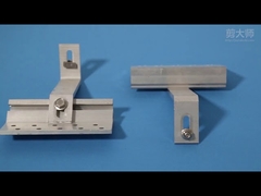 Hohe Korrosionsbeständigkeit Solardachmontage Systeme Solarbahn mit einfacher Installation