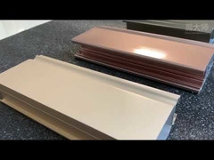 6061 Aluminium-Extrusionsprofil Pulver lackiert/anodisiert für den Aufzug