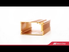 6063t6 Anodisierte Industriealuminiumprofile Zylinderhülle / elektrische Hülle