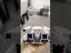 T6 Temper-Aluminium-Profil-System 40X40-Schlitze Anodisiertes Fräsen Biegen Schneiden