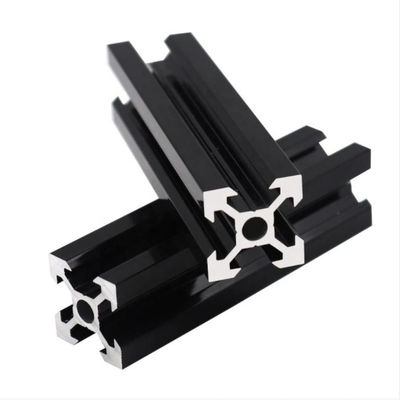 Fluorocarbon Coating 6063 Alloy V Slots Series Aluminum Profile System with Customized Color and 20*20 to 100*100mm Sizes