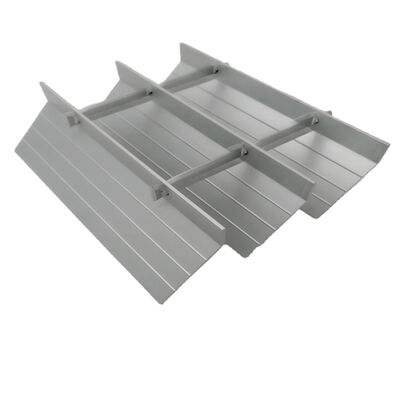 6063 Alloy Aluminum Louver with Powder Coating and Customized Dimensions for Window Blinds
