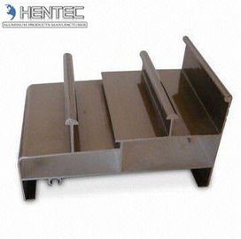 Brown, das verdrängtes Aluminium anodisiert, formt 6063 - T5/6060 - T6