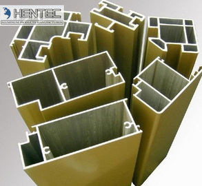Satin-Aluminiumtür-Verdrängungen ROHS der Strahlenen-T66/SGS-Zustimmung