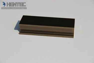 Helles Aluminium-Profil-Bau-System der Bronze-6061, Aluminiumtür Porifle