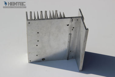 6063/6005 Aluminiumkühlkörper-Verdrängungs-Profile mit dem verbiegenden Polnisch