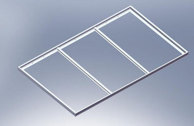 Überdachen Sie Aluminiumrahmen-Grenzschwarzes 40*40mm des Sonnenkollektor-6063-T5