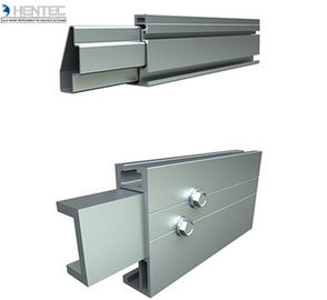 Anodisierte Solardach-Montage-Systeme, die Spleiß für Wohn-/Schienenstoß anbringen