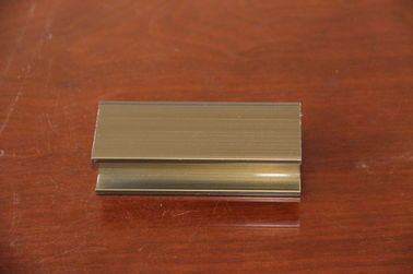 Quadratische Aluminiumverdrängungen/Profil der Aluminiumlegierungs-6061 mit goldener, silberner Farbe