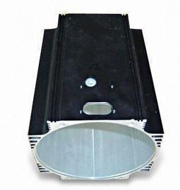 6005 T6 bronzieren/Schwarz-industrielles Aluminiumprofil, Solar-PV verdrängten Zylinder Shell