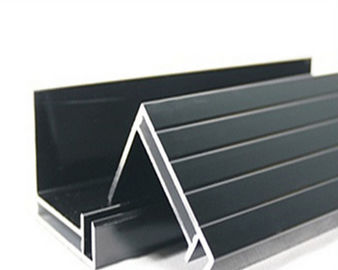 Schwarzer/silbriger anodisierter Aluminiumsonnenkollektor-Rahmen-europäischer Standard