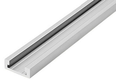 Anodisierter Bau-Aluminiumprofil-Aluminiumverdrängungs-Kanal ummauern dünn u-Art
