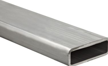 Pulver gemalte Bau-Aluminiumprofil-rechteckige Schlauchverdrängungen 6061