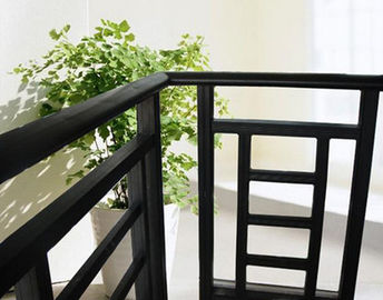 Aluminiumtreppen-Geländer für Treppe, Pulver-Beschichtung/anodisierende Aluminiumaußengeländer