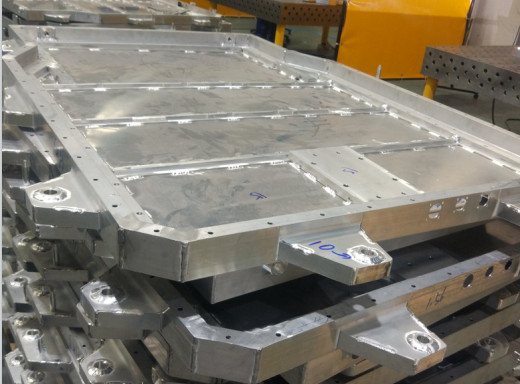 Elektro-Mobil-Fahrgestelle/Aluminium Batterie-Einschließung der Druckguss-Teil-/EV
