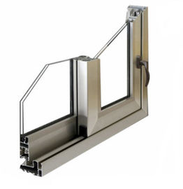6063 / 6061 Bau-Aluminiumprofil, Fenster/Tür-Aluminiumverdrängungs-Profile