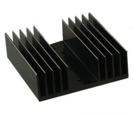 Schwarzes anodisierte Aluminiumkühlkörper-Verdrängungs-Profile, Aluminiumheizkörper