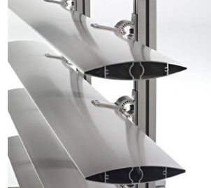 Aluminium macht Verdrängungs-Profile/Aluminiumverdrängungs-vertikale Windkraftanlage-Blätter blind