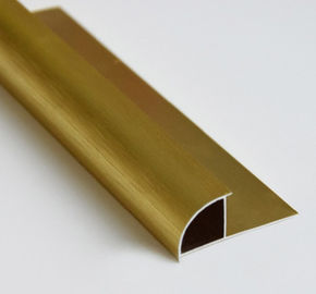 Anodisierte industrielle Aluminiumprofile/Rould schlossen Art Fliesen-Ordnungs-Profil