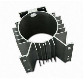 Silbriger anodisierter industrieller Aluminiumzylinder Shell des profil-6063 mit der fertigen maschinellen Bearbeitung