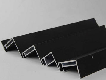 Schwärzen Sie anodisierten Sonnenkollektor-Aluminiumrahmen/Aluminiumboden angebrachte Sonnenkollektor-Rahmen