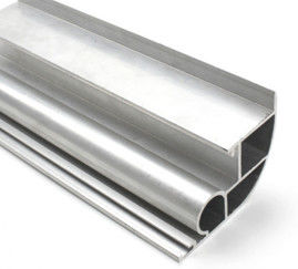 Silbriges anodisiertes Profil-Aluminiumverdrängungs-Profil des Aluminium-6061 mit Bohrung/Ausschnitt