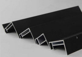 Schwarzes anodisierter Aluminiumsonnenkollektor-Rahmen für Dach und Boden