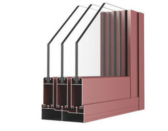 Pulver-überzogene Aluminiumfenster-Verdrängungs-Profile für gleitendes Fenster