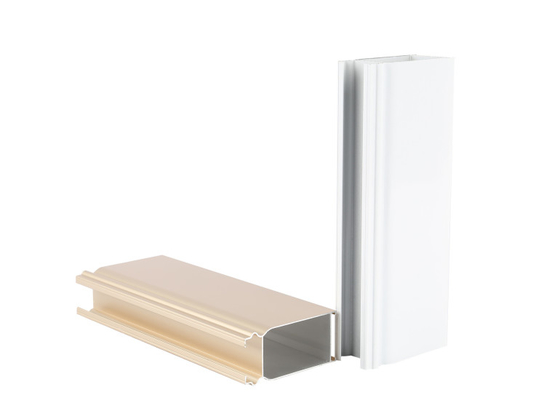 Elektrophorese-Aluminium-Fenster-Extrusionsprofile 6063-T5 mit Fertigbearbeitung