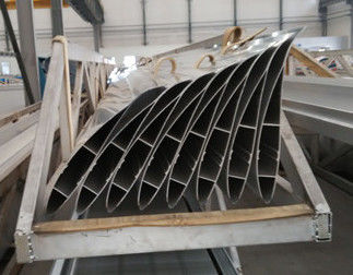 Das gemalte Pulver/anodisierte industrielles Ventilatorflügel-Profil/industrielles abkühlendes Blatt