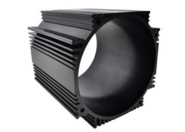 Schwarzes anodisierte industrielles Aluminiumprofil/Zylinder Shell für Bewegungswohnung