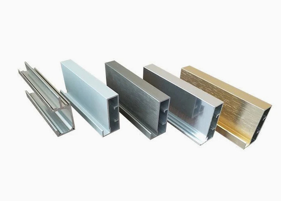 Helle Anodisierungsindustrie Aluminium Extrusionsprofile CNC-Bearbeitung nach Maß