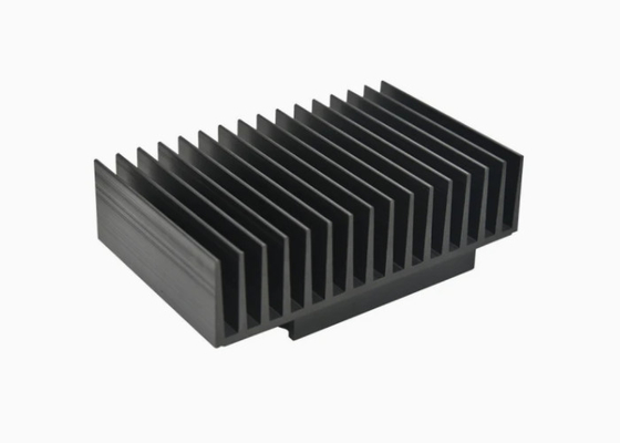 Helle, schwarze, anodierte, extrudierte Wärmesenkungen aus Industriealuminiumprofile 6063-T5