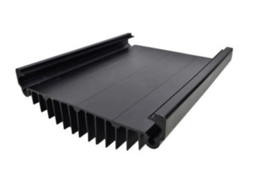 Schwärzen Sie anodisierte Aluminiumverdrängungen für Elektronik/elektrische Abdeckung