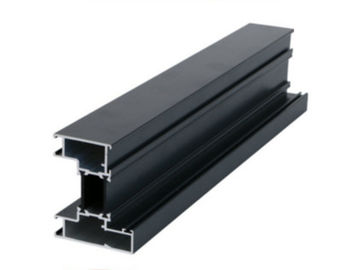 Schwärzen Sie anodisiertes Aluminiumverdrängungs-Profil für Aufzug/Fenster/Tür