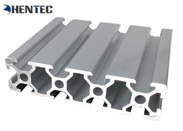 T - Schlitz-industrielles Aluminiumverdrängungs-Profil silbrige anodisierte Suface-Behandlung