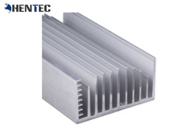6005 Legierungs-alodine-Aluminiumkühlkörper-Verdrängungs-Profile mit CNC maschineller Bearbeitung