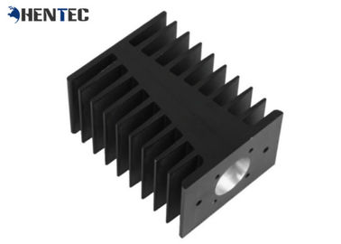 Schwarze Farbe anodisierte industrielle Aluminiumprofile kundengebundenen Aluminiumkühlkörper