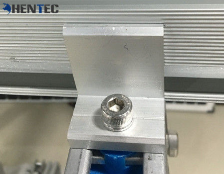 Mühle fertigte / anodisierte Solarendklammer-Solarbefestigungs-Systeme kundengebundene Maße an