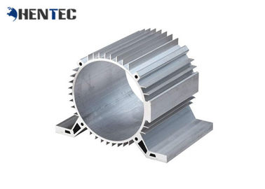 Silber anodisierte industrielle Profil-System-Aluminiumzylinder Shell/Aluminiumkühlkörper