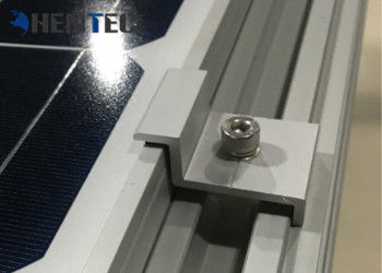 Dauerhafte Aluminiumsolarenden-Klammer kundengebundene Maße der dach-Montage-System-Pv