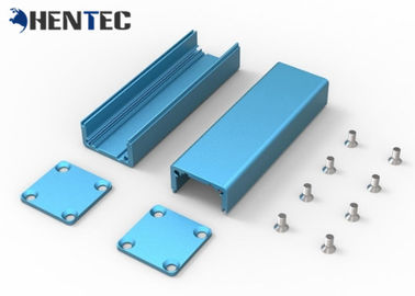 Das helle Blau, das verdrängte Aluminiumeinschließung 6063/6061/6005 anodisiert, wässert Beweis