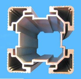 6005 silbriges anodisiertes industrielles Aluminiumprofil, Prägealuminiumschwalbenschwanz-Verdrängung