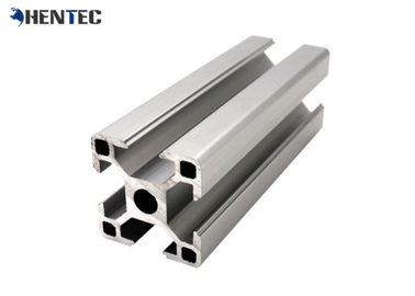 Anodisieren Sie das industrielle gekerbte Aluminiumprofil-System T verdrängte Aluminiumgestaltung
