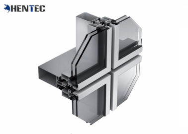 Korrosions-Beweis-Aluminiumzwischenwand-Profil 6063 - T5 anodisierte,/das gemalte Pulver