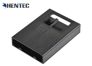 Schwärzen Sie anodisiertes Aluminium-Shell/verdrängten Aluminiumprojekt-Kasten für Elektronik