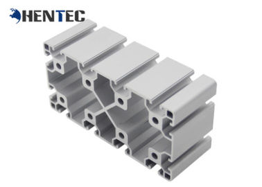 Silbrige anodisierte Aluminiumgekerbte Aluminiumverdrängungs-Gestaltung des extrudersystem-T