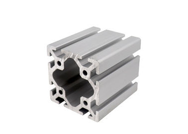 Silbriger anodisierter industrieller Aluminiumschlitz des profil-V verdrängte Aluminiumformen