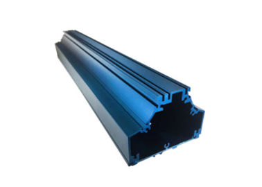 Das helle Blau, das verdrängte Aluminiumrechtssache 6063/6061 anodisiert, wässert Beweis